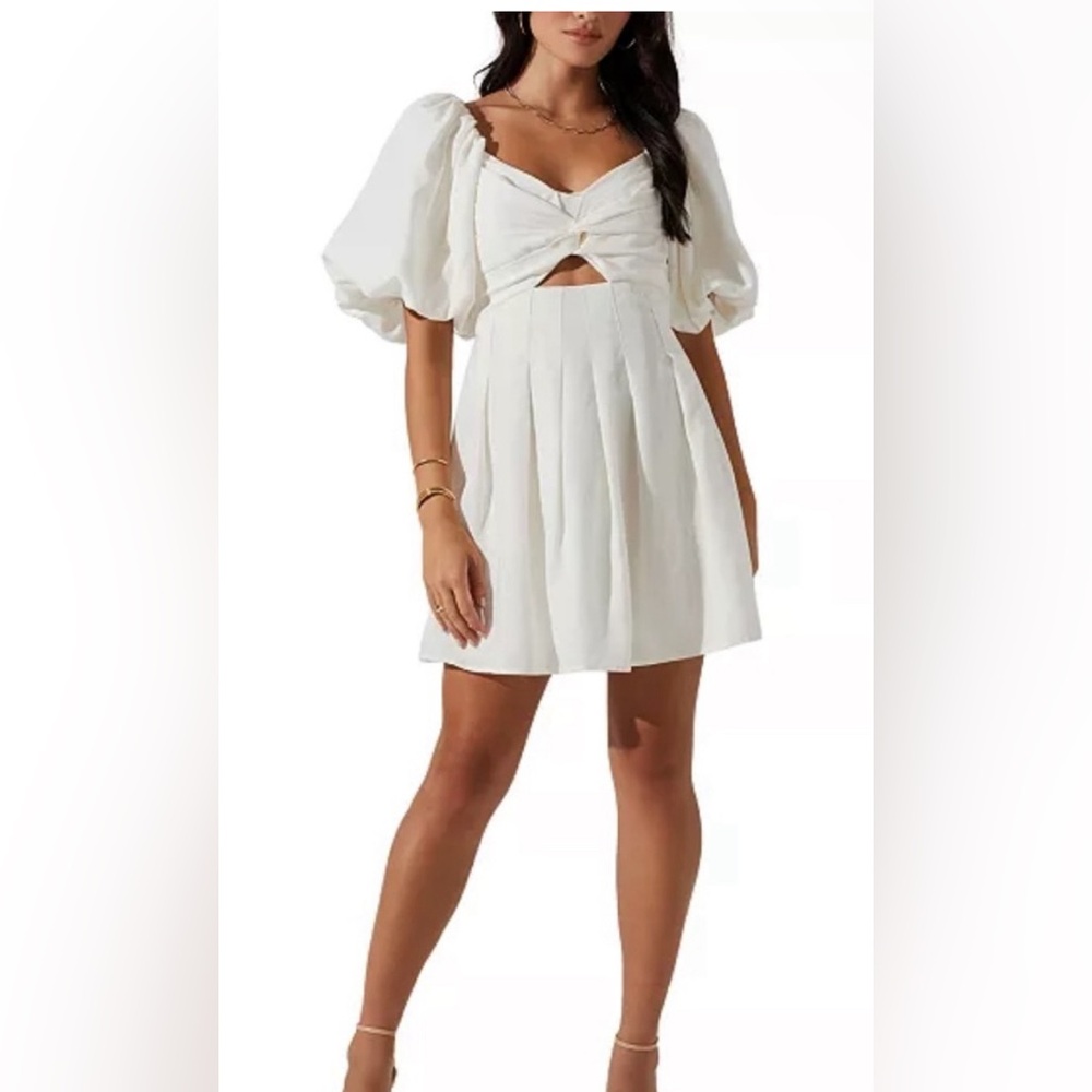 Astr white dress